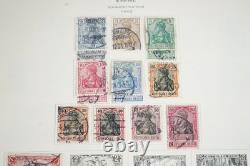 ALLEMAGNE 1860-1940 COLLECTION DE PLUS DE 2 000 TIMBRES NEUFS ET USAGÉS DANS UN ALBUM SCOTT
