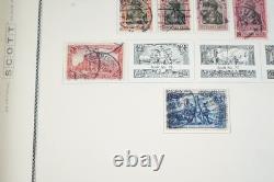ALLEMAGNE 1860-1940 COLLECTION DE PLUS DE 2 000 TIMBRES NEUFS ET USAGÉS DANS UN ALBUM SCOTT