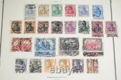 ALLEMAGNE 1860-1940 COLLECTION DE PLUS DE 2 000 TIMBRES NEUFS ET USAGÉS DANS UN ALBUM SCOTT