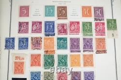 ALLEMAGNE 1860-1940 COLLECTION DE PLUS DE 2 000 TIMBRES NEUFS ET USAGÉS DANS UN ALBUM SCOTT