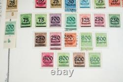 ALLEMAGNE 1860-1940 COLLECTION DE PLUS DE 2 000 TIMBRES NEUFS ET USAGÉS DANS UN ALBUM SCOTT