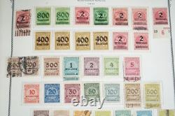 ALLEMAGNE 1860-1940 COLLECTION DE PLUS DE 2 000 TIMBRES NEUFS ET USAGÉS DANS UN ALBUM SCOTT