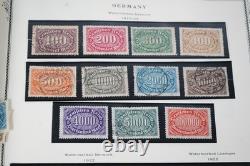 ALLEMAGNE ANNÉES 1870-1940 COLLECTION DE PLUS DE 1 800 TIMBRES NEUFS ET OBLITÉRÉS DANS UN ALBUM SCOTT