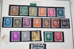 ALLEMAGNE ANNÉES 1870-1940 COLLECTION DE PLUS DE 1 800 TIMBRES NEUFS ET OBLITÉRÉS DANS UN ALBUM SCOTT