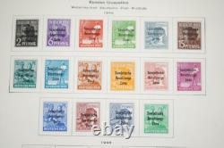 ALLEMAGNE ANNÉES 1940-1960 COLLECTION DE 2 ALBUMS DE PLUS DE 1500 TIMBRES NEUFS ET OBLITÉRÉS