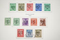 ALLEMAGNE ANNÉES 1940-1960 COLLECTION DE 2 ALBUMS DE PLUS DE 1500 TIMBRES NEUFS ET OBLITÉRÉS