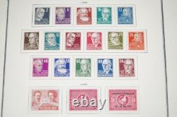 ALLEMAGNE ANNÉES 1940-1960 COLLECTION DE 2 ALBUMS DE PLUS DE 1500 TIMBRES NEUFS ET OBLITÉRÉS