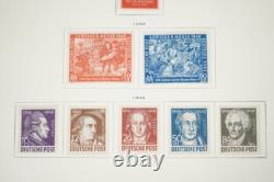 ALLEMAGNE ANNÉES 1940-1960 COLLECTION DE 2 ALBUMS DE PLUS DE 1500 TIMBRES NEUFS ET OBLITÉRÉS