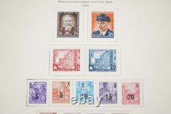 ALLEMAGNE ANNÉES 1940-1960 COLLECTION DE 2 ALBUMS DE PLUS DE 1500 TIMBRES NEUFS ET OBLITÉRÉS