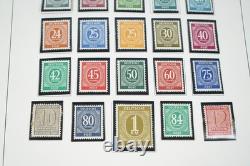 ALLEMAGNE ANNÉES 1940-1970 COLLECTION DE PLUS DE 700 TIMBRES NEUFS ET OBLITÉRÉS CONSERVÉS DANS UN ALBUM DAVO