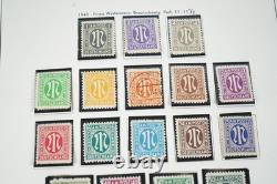 ALLEMAGNE ANNÉES 1940-1970 COLLECTION DE PLUS DE 700 TIMBRES NEUFS ET OBLITÉRÉS CONSERVÉS DANS UN ALBUM DAVO