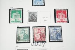ALLEMAGNE ANNÉES 1940-1970 COLLECTION DE PLUS DE 700 TIMBRES NEUFS ET OBLITÉRÉS CONSERVÉS DANS UN ALBUM DAVO