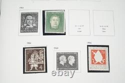 ALLEMAGNE ANNÉES 1940-1970 COLLECTION DE PLUS DE 700 TIMBRES NEUFS ET OBLITÉRÉS CONSERVÉS DANS UN ALBUM DAVO