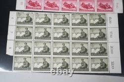 ALLEMAGNE ANNÉES 1940 COLLECTION DE 80 BLOCS/BANDELETTES NEUFS ET OBLITÉRÉS CONSERVÉS DANS UN ALBUM LIGHTHOUSE