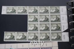 ALLEMAGNE ANNÉES 1940 COLLECTION DE 80 BLOCS/BANDELETTES NEUFS ET OBLITÉRÉS CONSERVÉS DANS UN ALBUM LIGHTHOUSE