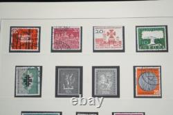 ALLEMAGNE ANNÉES 1950-1970 COLLECTION DE PLUS DE 450 TIMBRES NEUFS ET USAGÉS RANGÉS DANS UN ALBUM SÉCURISÉ
