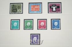 ALLEMAGNE ANNÉES 1950-1970 COLLECTION DE PLUS DE 450 TIMBRES NEUFS ET USAGÉS RANGÉS DANS UN ALBUM SÉCURISÉ