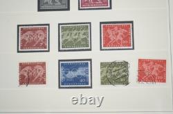 ALLEMAGNE ANNÉES 1950-1970 COLLECTION DE PLUS DE 450 TIMBRES NEUFS ET USAGÉS RANGÉS DANS UN ALBUM SÉCURISÉ