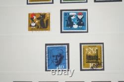 ALLEMAGNE ANNÉES 1950-1970 COLLECTION DE PLUS DE 450 TIMBRES NEUFS ET USAGÉS RANGÉS DANS UN ALBUM SÉCURISÉ