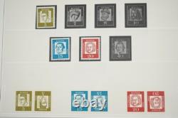 ALLEMAGNE ANNÉES 1950-1970 COLLECTION DE PLUS DE 450 TIMBRES NEUFS ET USAGÉS RANGÉS DANS UN ALBUM SÉCURISÉ