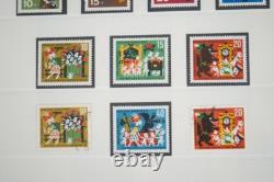 ALLEMAGNE ANNÉES 1950-1970 COLLECTION DE PLUS DE 450 TIMBRES NEUFS ET USAGÉS RANGÉS DANS UN ALBUM SÉCURISÉ