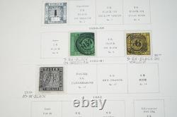 ALLEMAGNE PÉRIODE 1850-1950 COLLECTION DE PLUS DE 875 TIMBRES NEUFS ET OBLITÉRÉS ALBUM SCOTT