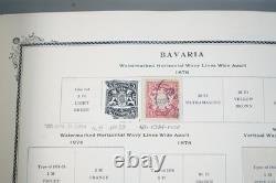 ALLEMAGNE PÉRIODE 1850-1950 COLLECTION DE PLUS DE 875 TIMBRES NEUFS ET OBLITÉRÉS ALBUM SCOTT