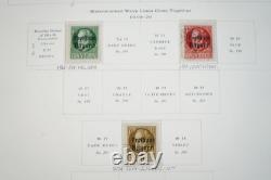 ALLEMAGNE PÉRIODE 1850-1950 COLLECTION DE PLUS DE 875 TIMBRES NEUFS ET OBLITÉRÉS ALBUM SCOTT