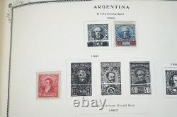 AMÉRIQUE DU SUD 1860-1970 COLLECTION DE PLUS DE 2 100 TIMBRES NEUFS ET USAGÉS DANS UN ALBUM SCOTT