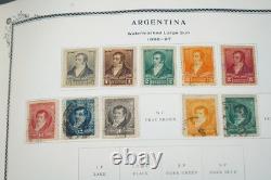 AMÉRIQUE DU SUD 1860-1970 COLLECTION DE PLUS DE 2 100 TIMBRES NEUFS ET USAGÉS DANS UN ALBUM SCOTT