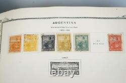 AMÉRIQUE DU SUD 1860-1970 COLLECTION DE PLUS DE 2 100 TIMBRES NEUFS ET USAGÉS DANS UN ALBUM SCOTT