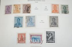 AMÉRIQUE DU SUD 1860-1970 COLLECTION DE PLUS DE 2 100 TIMBRES NEUFS ET USAGÉS DANS UN ALBUM SCOTT