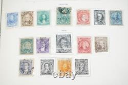 AMÉRIQUE DU SUD 1860s-1970s COLLECTION DE 2 100+ TIMBRES NEUFS ET USAGÉS DANS UN ALBUM SCOTT