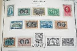 AMÉRIQUE DU SUD 1860s-1970s COLLECTION DE 2 100+ TIMBRES NEUFS ET USAGÉS DANS UN ALBUM SCOTT