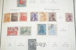 AMÉRIQUE DU SUD 1860s-1970s COLLECTION DE 2 100+ TIMBRES NEUFS ET USAGÉS DANS UN ALBUM SCOTT