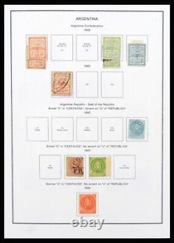 ARGENTINE 1858-2003 MH Utilisé dans 2 Albums Meilleures Émissions Collection de Timbres