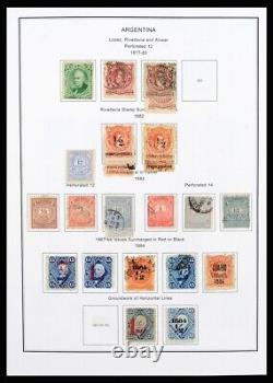 ARGENTINE 1858-2003 MH Utilisé dans 2 Albums Meilleures Émissions Collection de Timbres