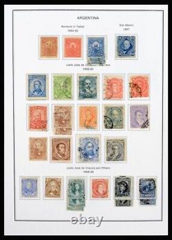 ARGENTINE 1858-2003 MH Utilisé dans 2 Albums Meilleures Émissions Collection de Timbres