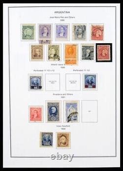 ARGENTINE 1858-2003 MH Utilisé dans 2 Albums Meilleures Émissions Collection de Timbres