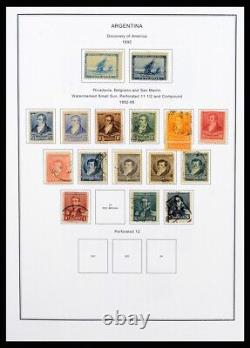 ARGENTINE 1858-2003 MH Utilisé dans 2 Albums Meilleures Émissions Collection de Timbres