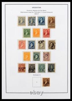 ARGENTINE 1858-2003 MH Utilisé dans 2 Albums Meilleures Émissions Collection de Timbres