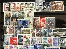 AUTRICHE 1955 à 2001 47 ANS MNH Excellente COLLECTION COMPLÈTE dans ALBUM