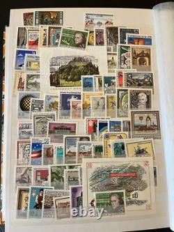 AUTRICHE 1955 à 2001 47 ANS MNH Excellente COLLECTION COMPLÈTE dans ALBUM