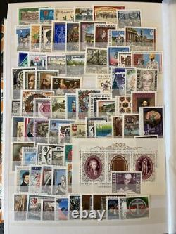 AUTRICHE 1955 à 2001 47 ANS MNH Excellente COLLECTION COMPLÈTE dans ALBUM