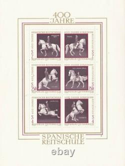 AUTRICHE 1955 à 2001 47 ANS MNH Excellente COLLECTION COMPLÈTE dans ALBUM