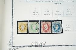 AUTRICHE ANNÉES 1850-1970 COLLECTION DE PLUS DE 700 TIMBRES NEUFS ET OBLITÉRÉS CONSERVÉS DANS UN ALBUM SCOTT