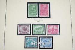 AUTRICHE ANNÉES 1880-1970 COLLECTION DE PLUS DE 470 TIMBRES NEUFS ET OBLITÉRÉS CONSERVÉS DANS UN ALBUM
