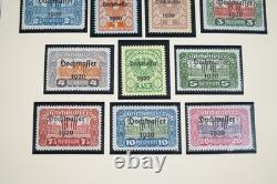 AUTRICHE ANNÉES 1880-1970 COLLECTION DE PLUS DE 470 TIMBRES NEUFS ET OBLITÉRÉS CONSERVÉS DANS UN ALBUM
