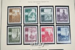 AUTRICHE ANNÉES 1880-1970 COLLECTION DE PLUS DE 470 TIMBRES NEUFS ET OBLITÉRÉS CONSERVÉS DANS UN ALBUM