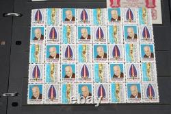 Accumulation mondiale de 535 Cendrillons et étiquettes aériennes dans un album